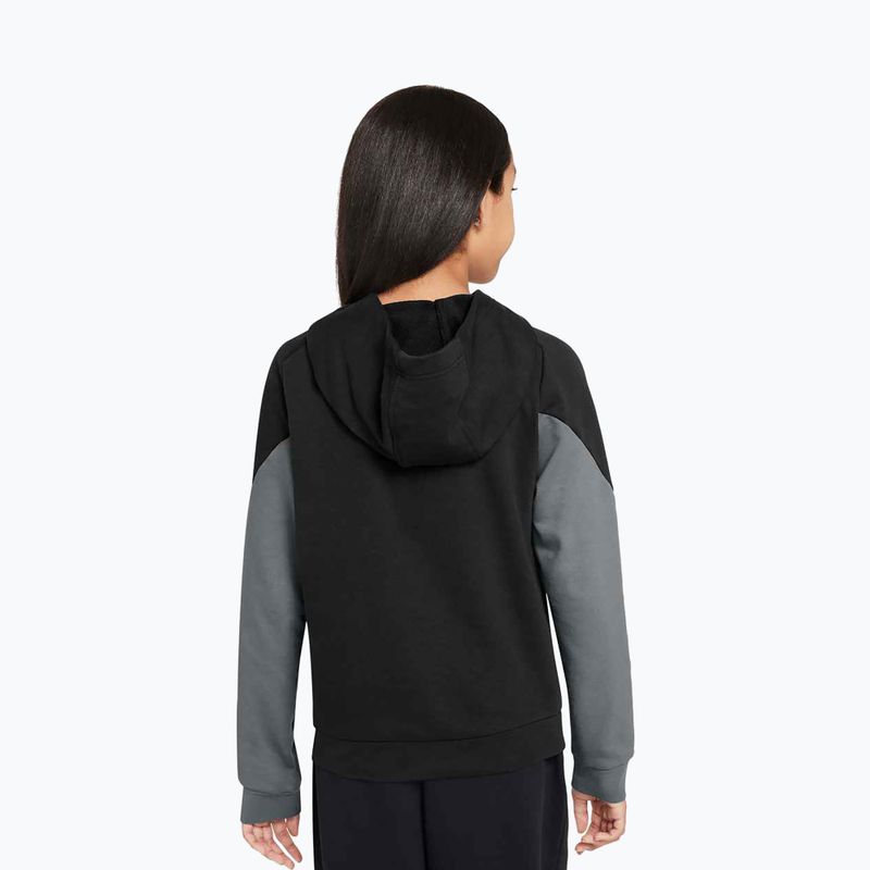 Children's sweatshirt Nike Multi Dri-FIT black/smoke grey/white 8