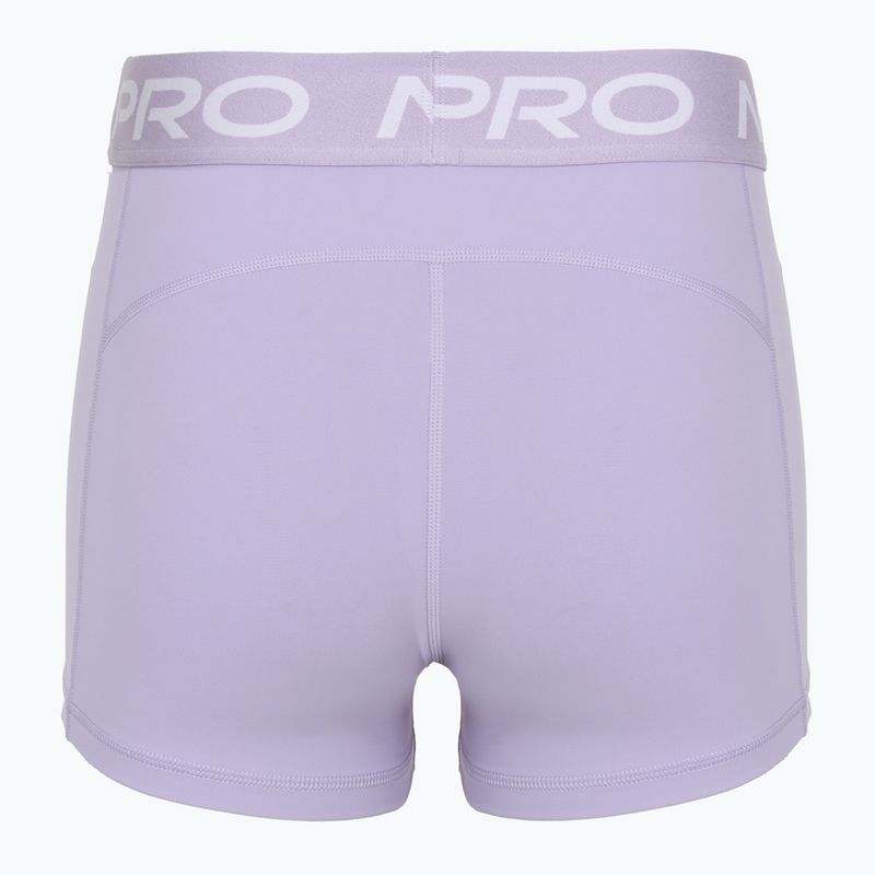 Women's shorts Nike Pro 365 3" lilac ice/white 2