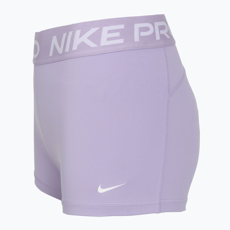 Women's shorts Nike Pro 365 3" lilac ice/white 3