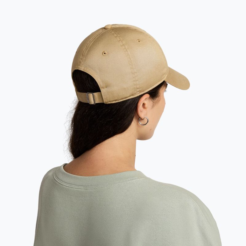 Baseball cap Nike Club Unstructured Futura Wash parachute beige/white 2