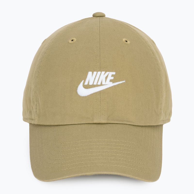 Baseball cap Nike Club Unstructured Futura Wash parachute beige/white 2
