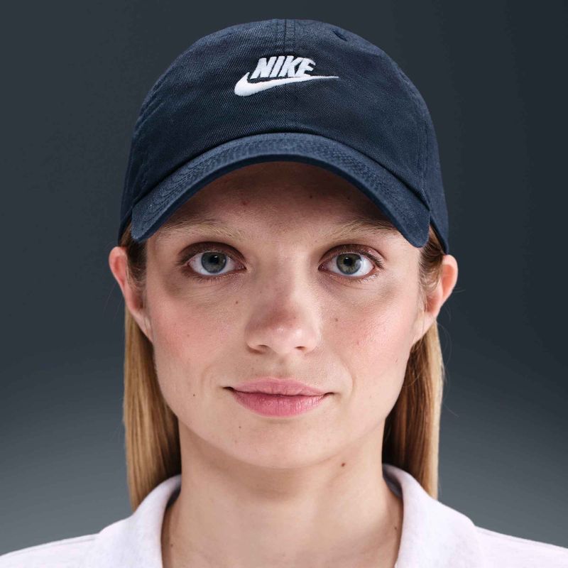 Nike Club Unstructured Futura Wash obsidian/white baseball cap 3