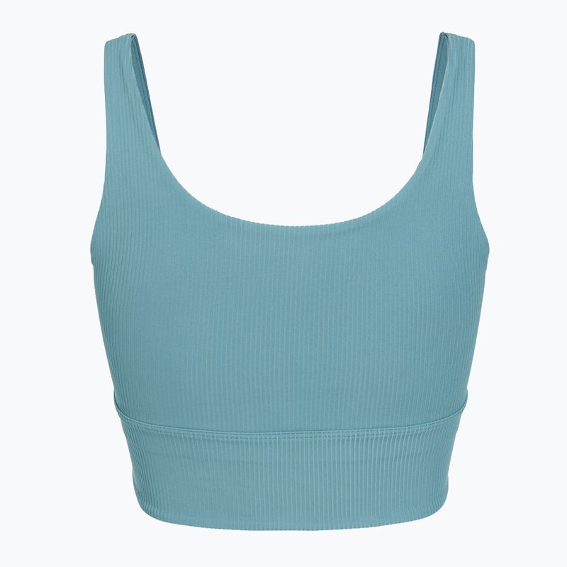 Training bra Nike Zenvy Rib Light Support smokey blue/white 2