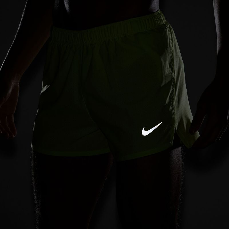 Men's running shorts Nike Fast Dri-Fit Brief Lined 3" light lemon twist/black 7