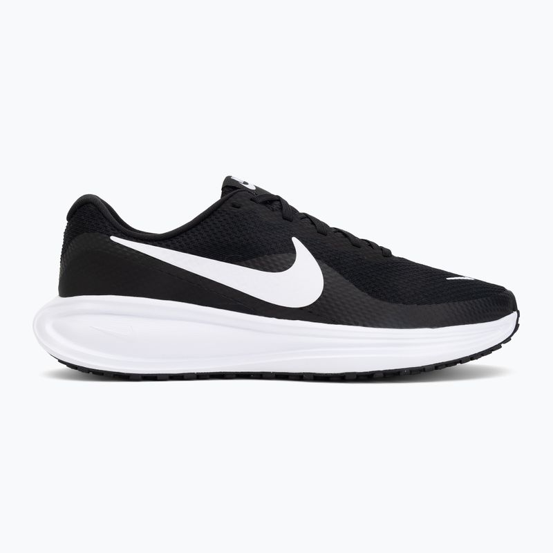 Men's running shoes Nike Revolution 8 black/black/white 2