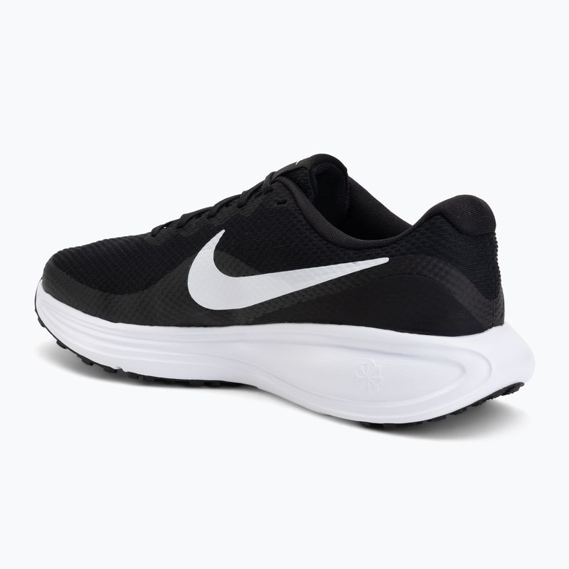 Men's running shoes Nike Revolution 8 black/black/white 3