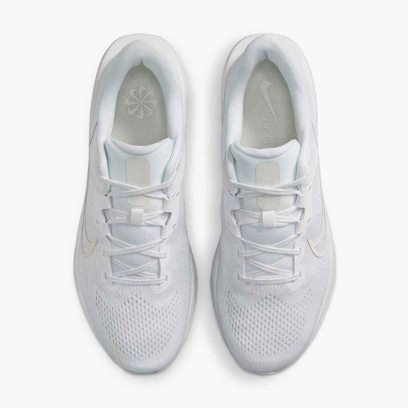 Nike Quest 6 men's running shoes white / platinum tint / white 7