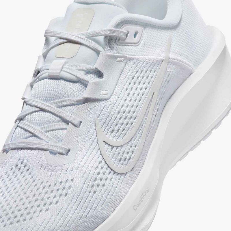 Nike Quest 6 men's running shoes white / platinum tint / white 8