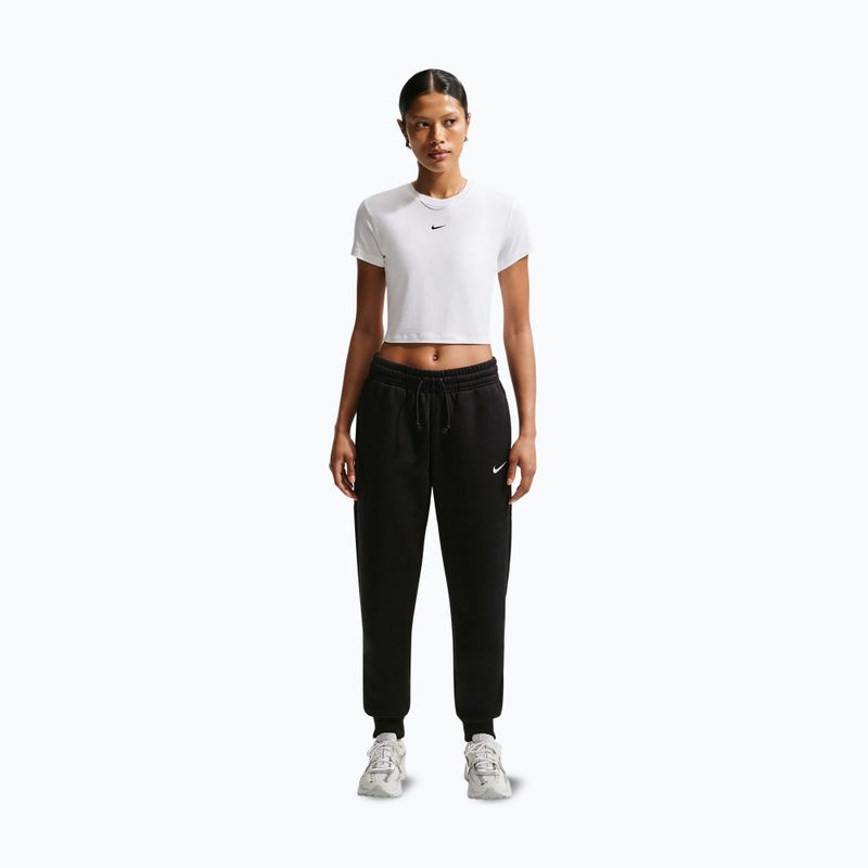 Women's T-shirt Nike Sportswear Chill Knit white/black 2