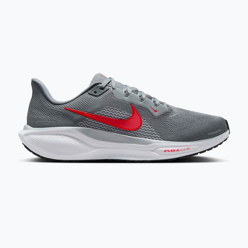 Men's running shoes Nike Pegasus 41 cool grey/wolf grey/pure platinum/bright crimson