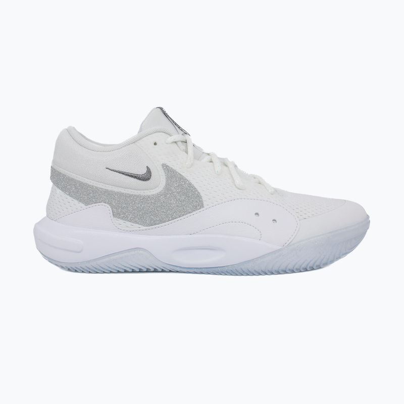 Women's volleyball shoes Nike Hyperquick Court Flight SE smmit white/metalic silver/pure platinum 8