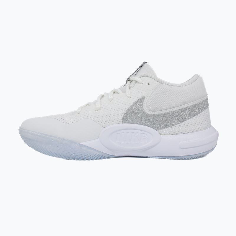 Women's volleyball shoes Nike Hyperquick Court Flight SE smmit white/metalic silver/pure platinum 9