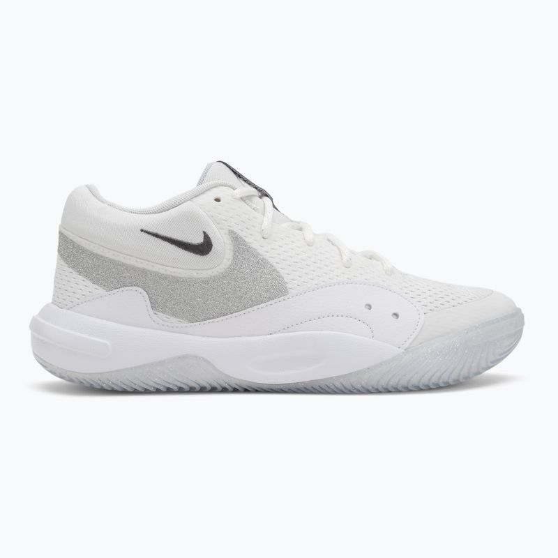 Volleyball shoes Nike Hyperquick Court Flight SE summit white/metallic silver/pure platinum 2