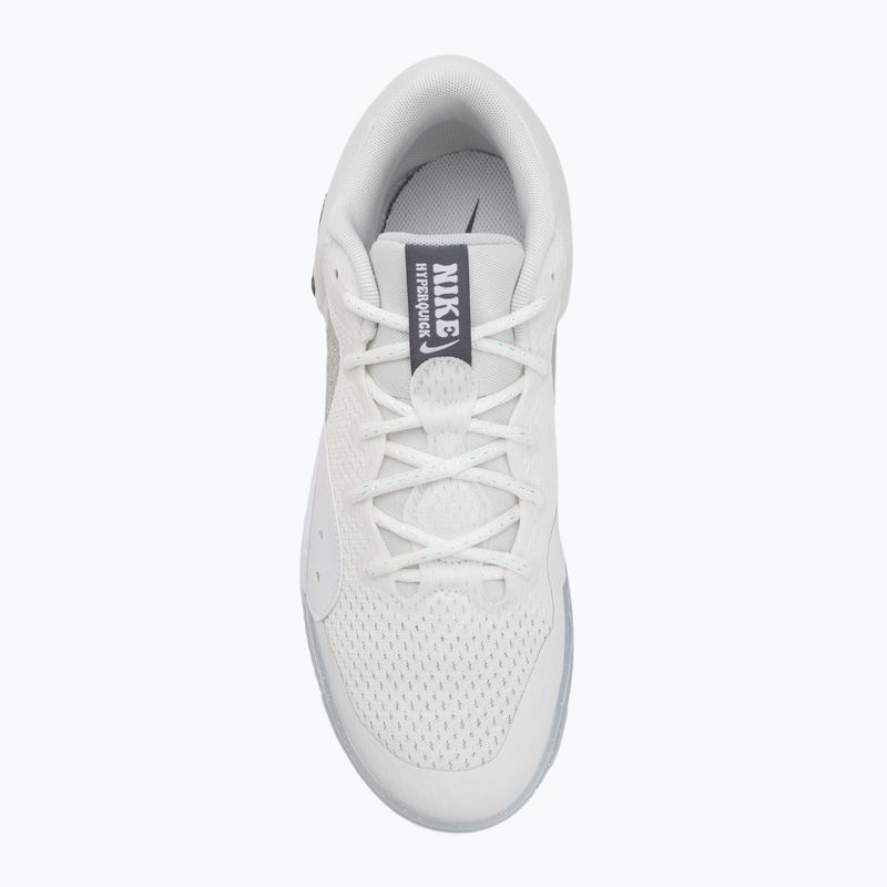 Women's volleyball shoes Nike Hyperquick Court Flight SE smmit white/metalic silver/pure platinum 5