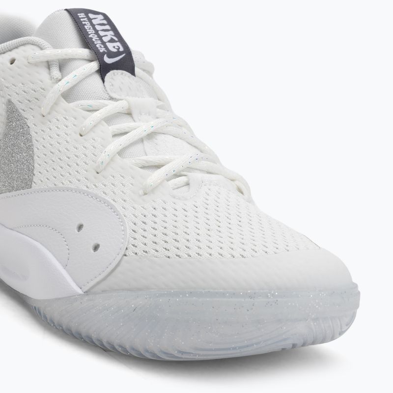 Women's volleyball shoes Nike Hyperquick Court Flight SE smmit white/metalic silver/pure platinum 7