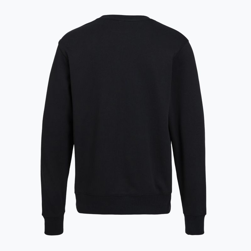 Men's sweatshirt Nike Club Fleece Crew black/white 6