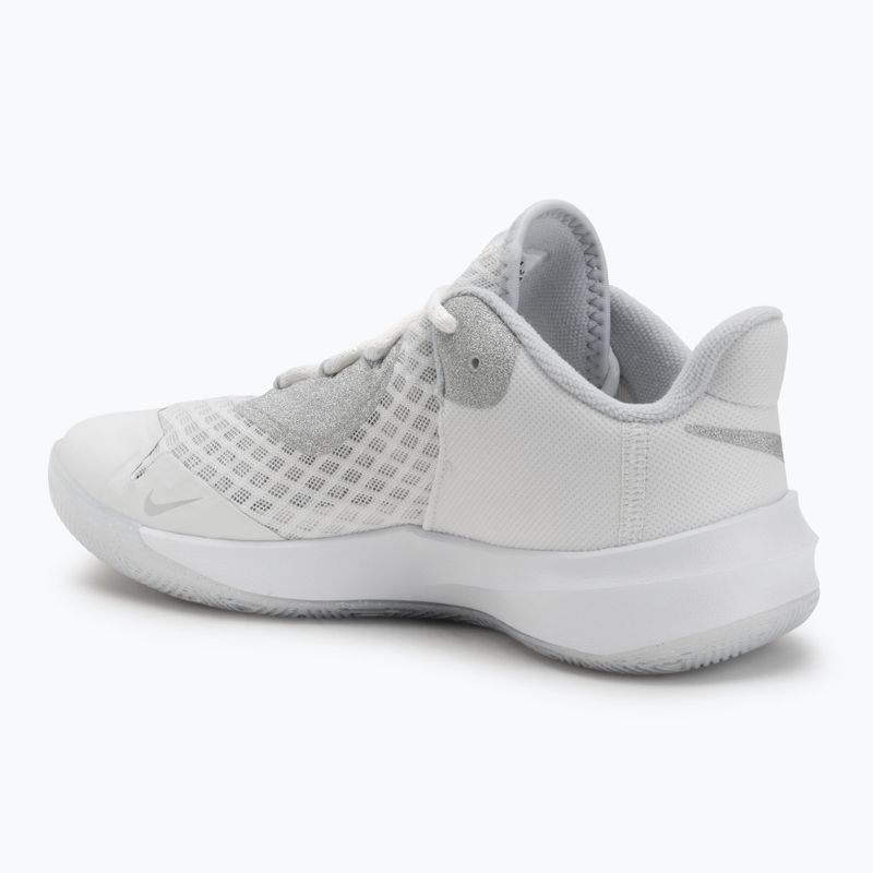Nike Zoom Hyperspeed Court SE volleyball shoes summit white/metallic silver/pure platinum 3