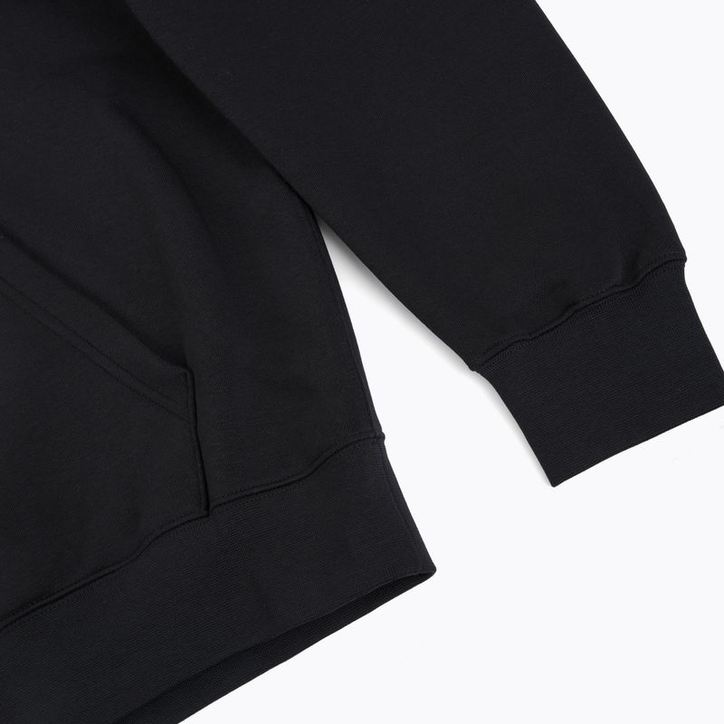 Men's sweatshirt Nike Club Pullover Hoodie black/black/white 9
