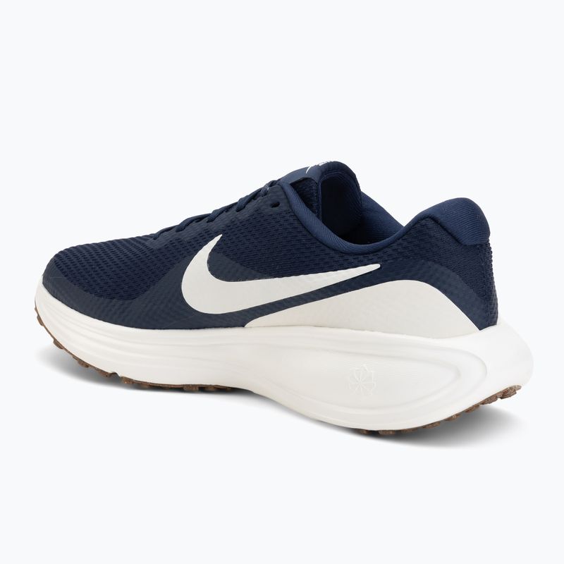 Men's running shoes Nike Revolution 8 midnight navy/gum med brown/sail 3