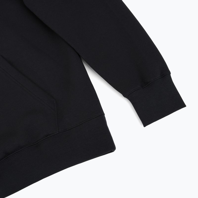 Men's sweatshirt Nike Club Pullover Hoodie black/black/white 9