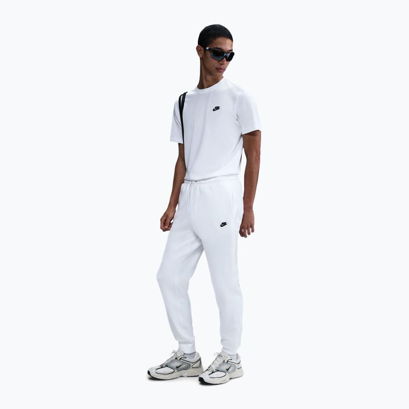 Men's trousers Nike Club Jogger white/white/black 2
