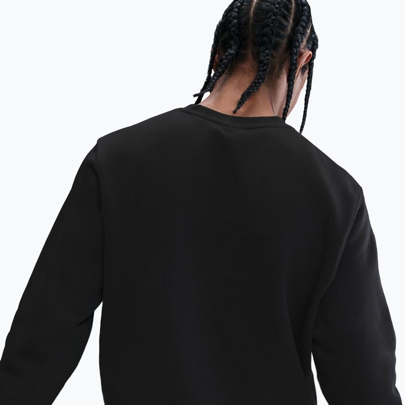 Men's sweatshirt Nike Sportswear Club Graphic Fleece Crew black/white 5