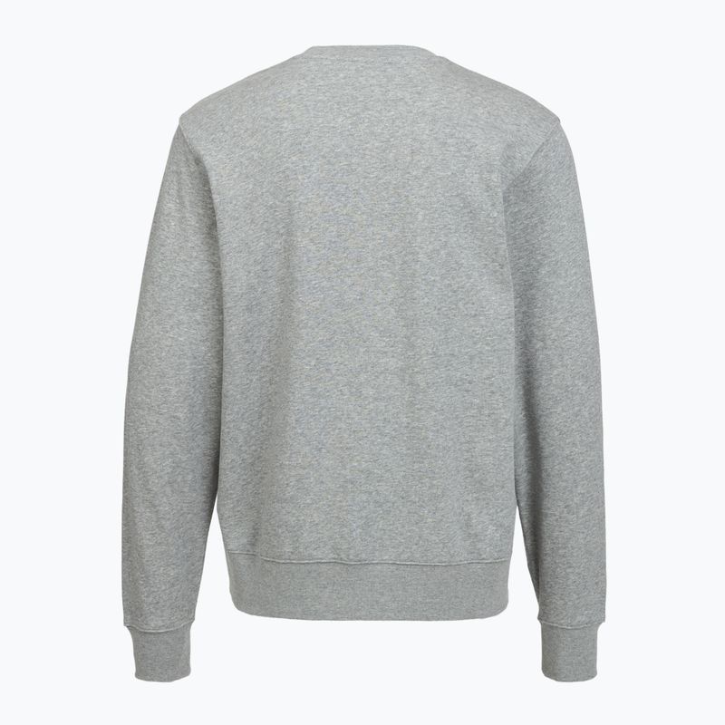 Men's sweatshirt Nike Sportswear Club Graphic Fleece Crew dark grey heather/white 7