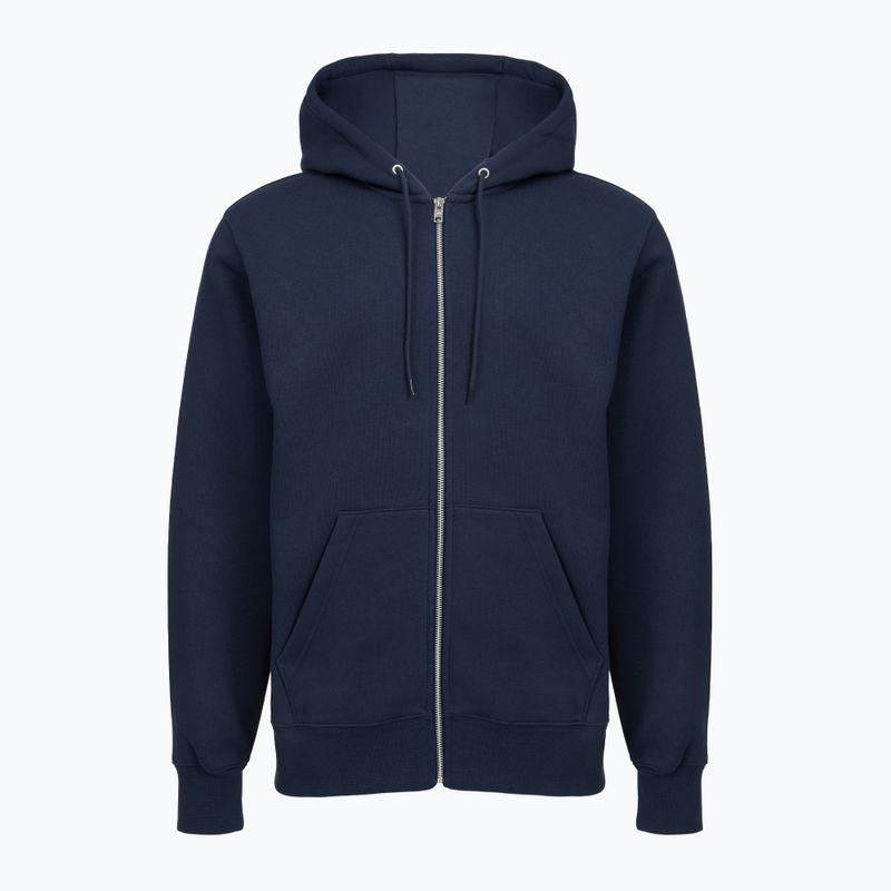 Men's sweatshirt Nike Club Full Zip Hoodie obsidian/obsidian/white 6
