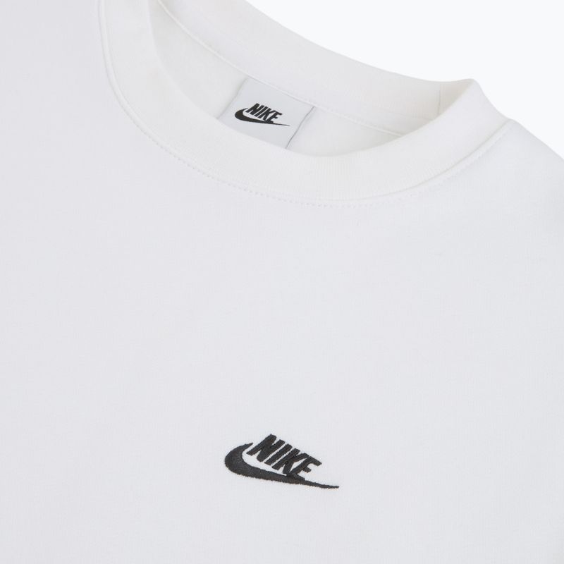 Men's sweatshirt Nike Club Fleece Crew white/black 9