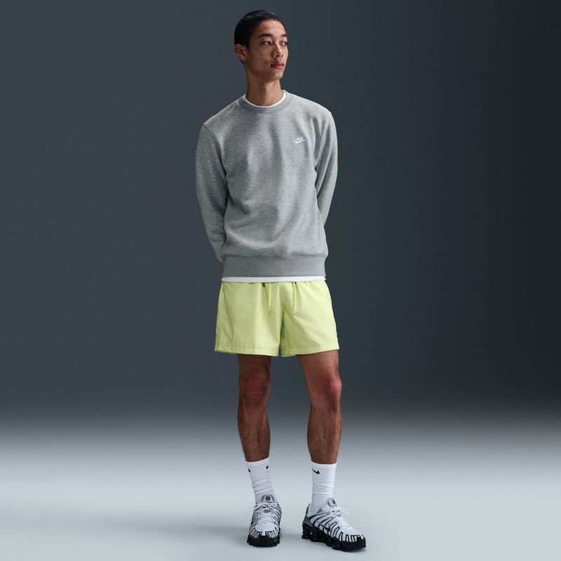 Men's sweatshirt Nike Club Fleece Crew dark grey heather/white 6