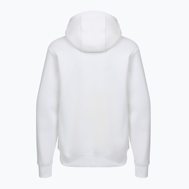 Men's sweatshirt Nike Club Pullover Hoodie white/white/black 8