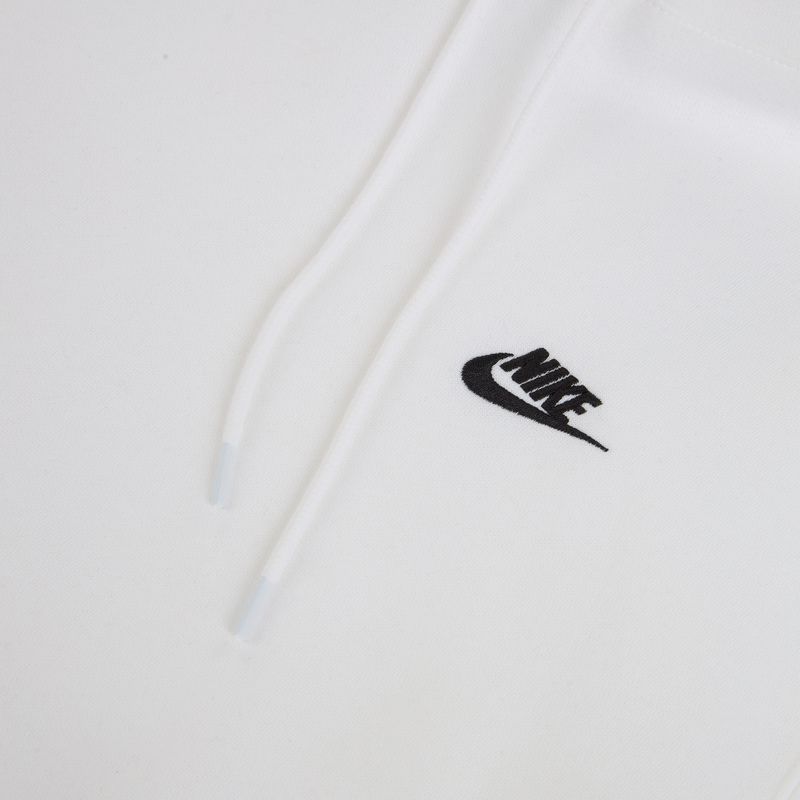 Men's sweatshirt Nike Club Pullover Hoodie white/white/black 9