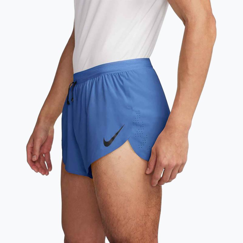 Men's running shorts Nike AeroSwift Dri-Fit ADV comet blue / black 3