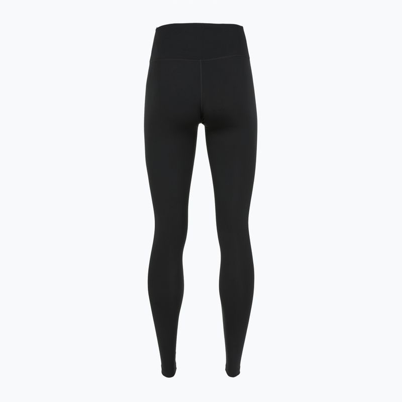 Women's leggings Nike One High-Waisted black/white 6