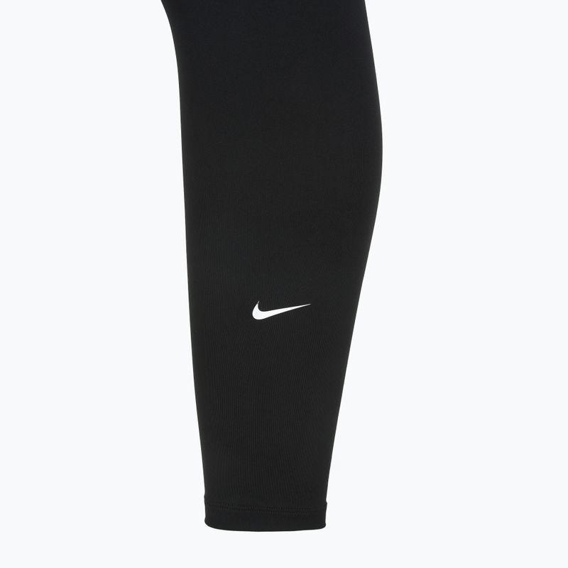 Women's leggings Nike One High-Waisted black/white 9