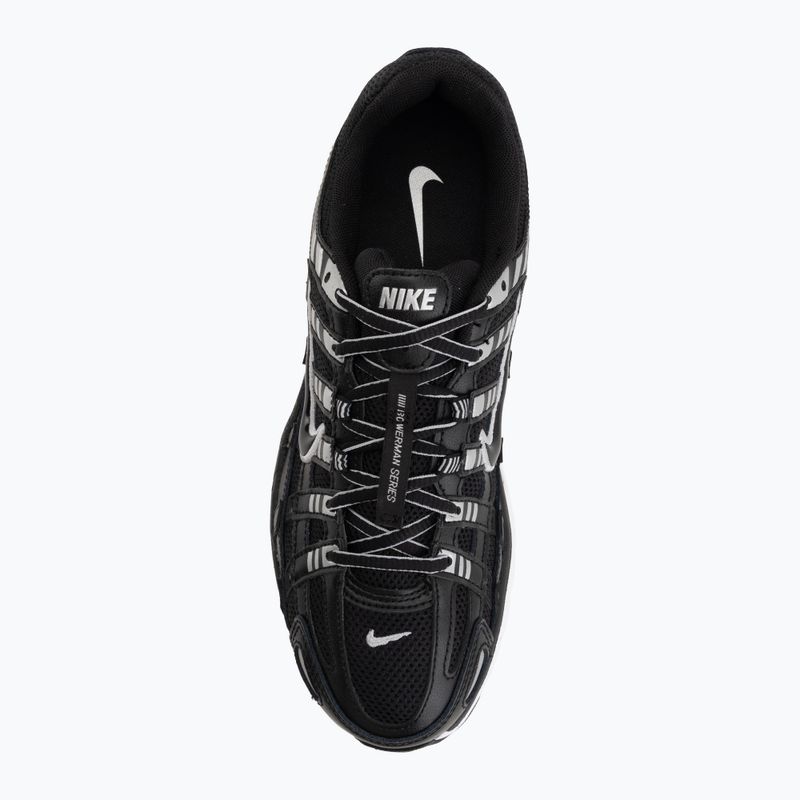 Men's shoes Nike P-6000 black/white/metallic silver/black 5