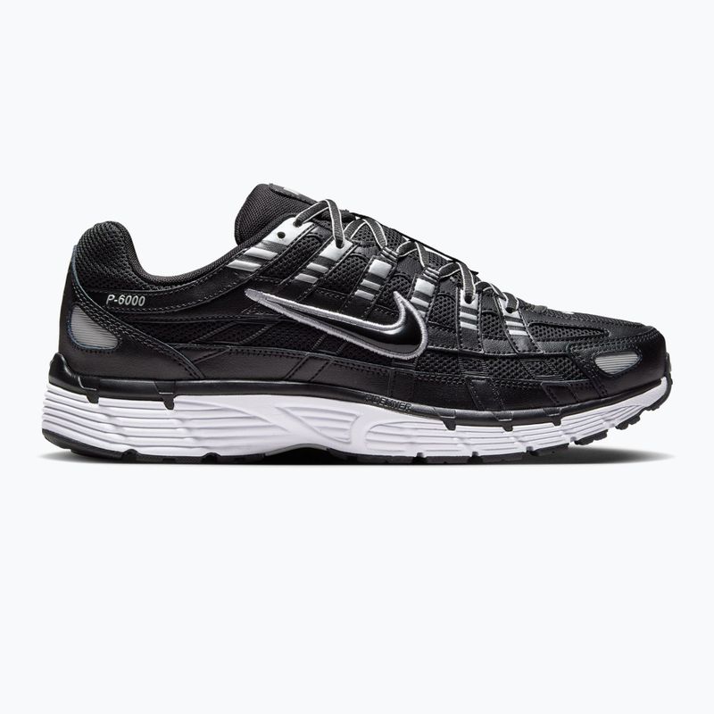 Men's shoes Nike P-6000 black/white/metallic silver/black