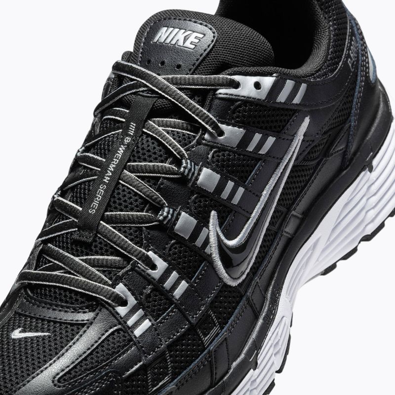 Men's shoes Nike P-6000 black/white/metallic silver/black 5