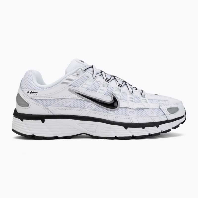 Men's shoes Nike P-6000 white/metallic silver/black/black 2