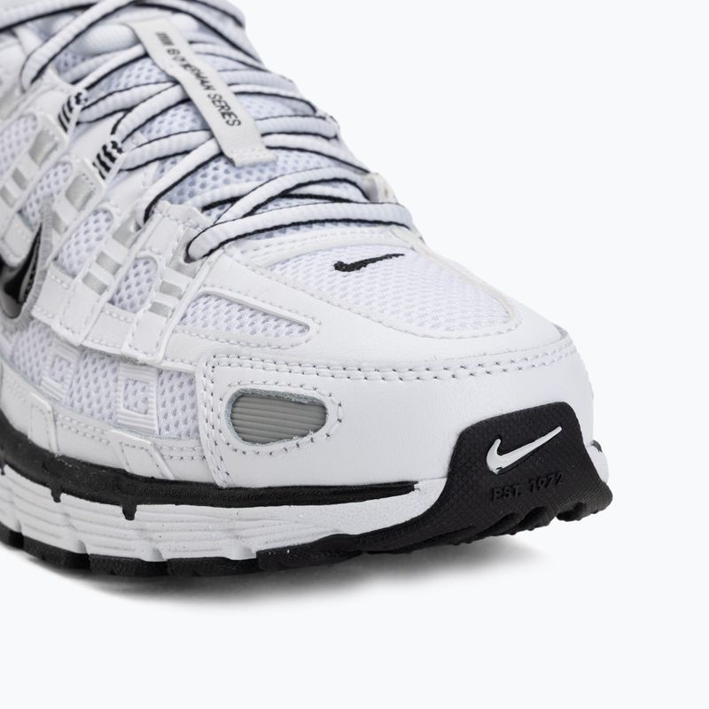 Men's shoes Nike P-6000 white/metallic silver/black/black 7