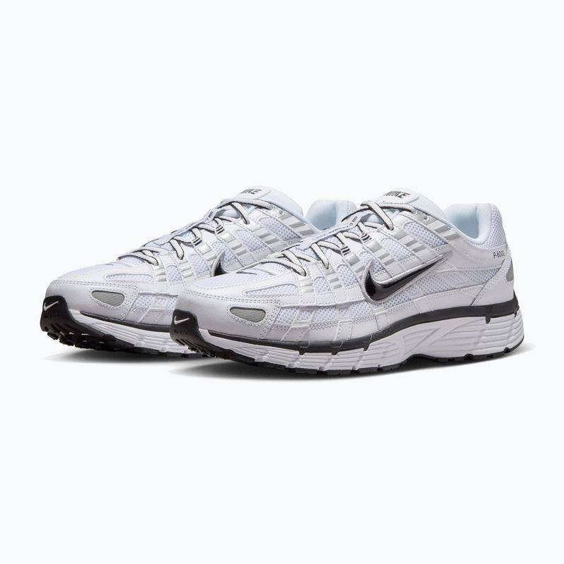 Men's shoes Nike P-6000 white/metallic silver/black/black 3