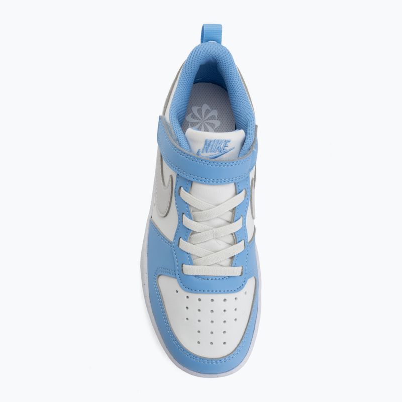Children's shoes Nike Court Borough Low Recraft summit white/cobalt pulse/vast grey 5