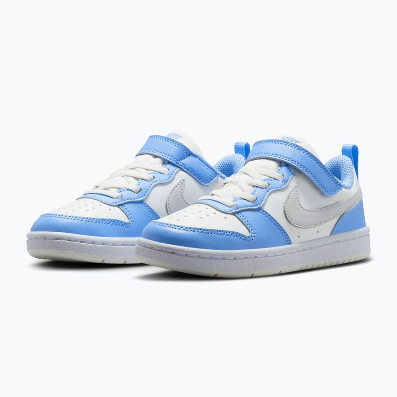 Children's shoes Nike Court Borough Low Recraft summit white/cobalt pulse/vast grey 3