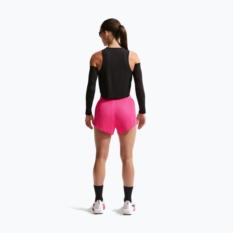 Women's running shorts Nike AeroSwift Dri-Fit ADV Mid-Rise 3" hyper pink/black 3