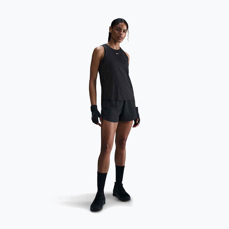 Women's training top Nike One Classic Dri-Fit Tank Top black/white 2