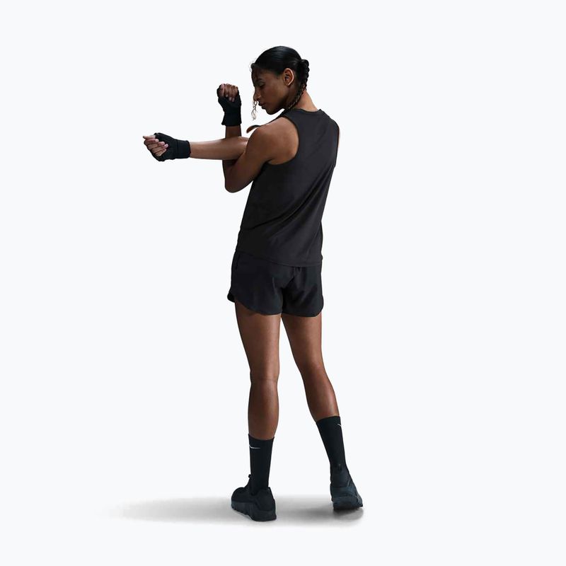 Women's training top Nike One Classic Dri-Fit Tank Top black/white 3