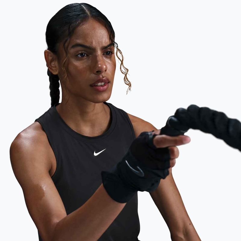 Women's training top Nike One Classic Dri-Fit Tank Top black/white 5