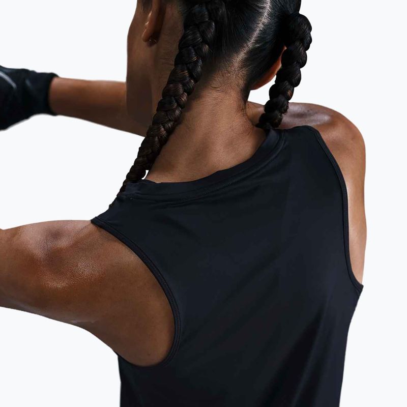 Women's training top Nike One Classic Dri-Fit Tank Top black/white 6