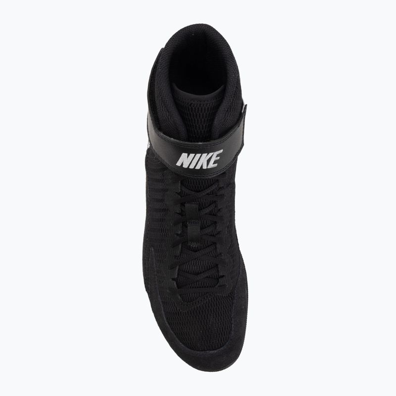 Nike Speedsweep VIII wrestling shoe black/white/black/wolf grey 5