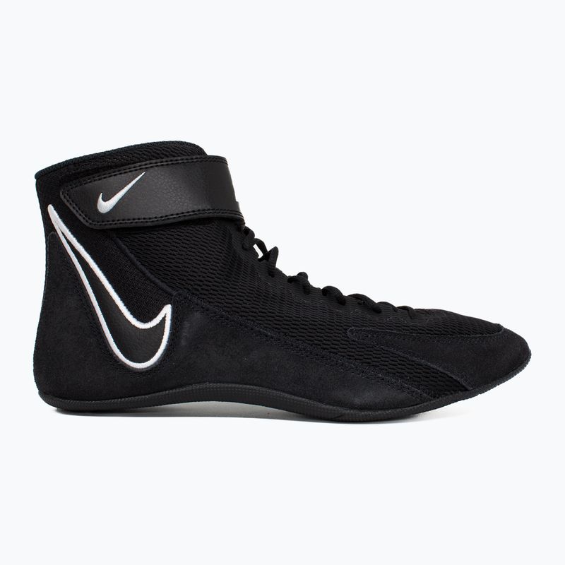 Nike Speedsweep VIII wrestling shoe black/white/black/wolf grey